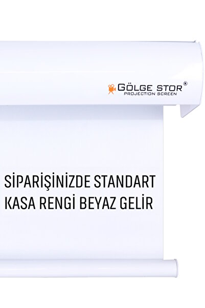 GÖLGE STOR En200cm Boy180cm Projeksiyon Perdesi Manuel Yeni Akıllı Kumaş Blackout-ışık Geçirmez 4k