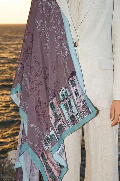 ED Scarf Συλλογή Iconic Dusty Rose Yade
