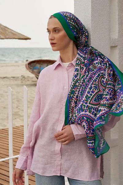 ED Scarf Benetton Curated Shawl - Design etnic ușor și elegant