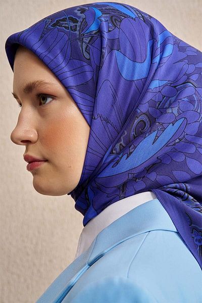 ED Scarf Φουλάρι Vision Art Collaction Flare - Μωβ