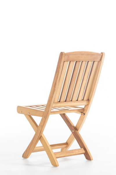 Root Art Samba Iroko Ahşap Katlanır Kolsuz Bahçe-Balkon Sandalye