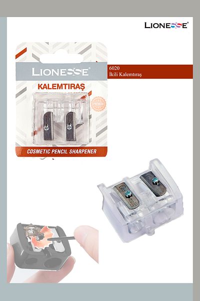 Lionesse 6020 Model Double Pencil Sharpener Set