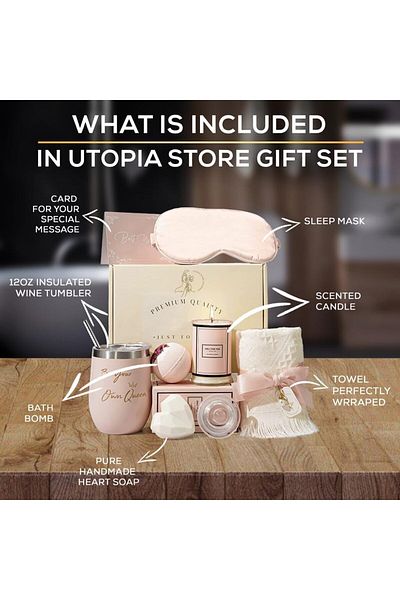 COOYA 7PC Scented Candles & Bath Bombs Set,Gifts for Women for Birthday Women's Day Mother's Day,