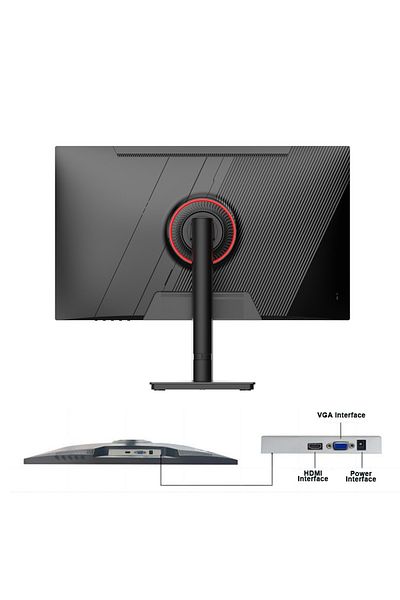 glanfen 23.8 inch Flat Screen Gaming Monitor 75Hz with LED Backlit,FHD 1920 ×1080 1ms Response