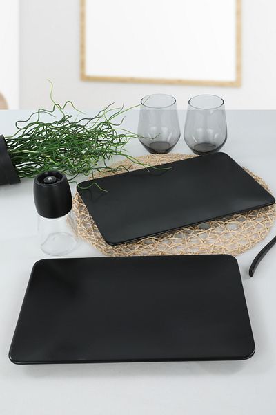 Keramika Placa Barca Siera Neagra Mat - 31x21 Cm, 2 Bucati