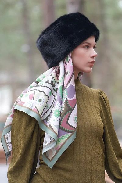 ED Scarf Luna Pattern Modal Scarf - Mint