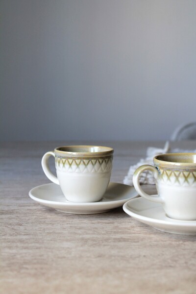 Moon Dizayn 2li 2 KİŞİLİK KAHVE FİNCAN TAKIMI