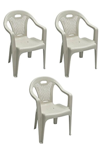 smart home طقم كراسي طعام مكون من 3 كراسي كرسي واحد مصنوع من البلاستيك القوي ومتعدد الاستخدامات