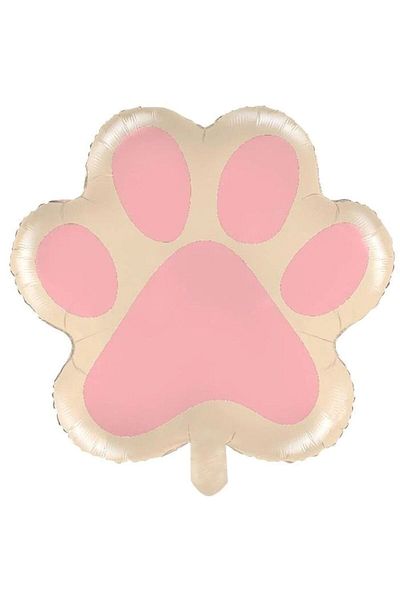 asöy Paw Foil Balloon Cat Dog Birthday Party Balloon Paw Printed Balloon 54X44 cm 1 Piece