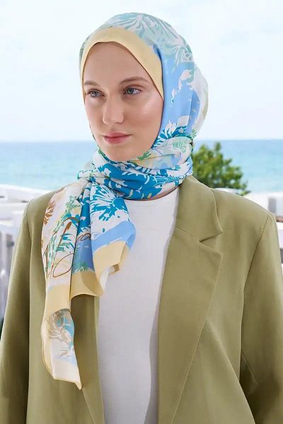 ED Scarf Yellow Curated Ethnic Shawl
