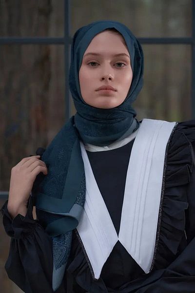 ED Scarf Heritage Saye Shawl - Anthracite