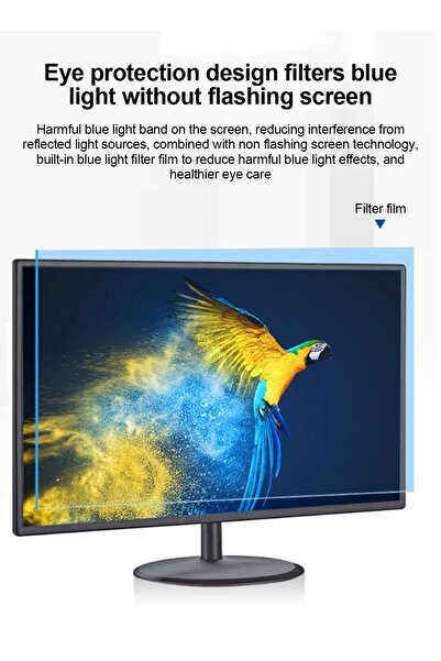 FlashHawk 22 Inch IPS 1080P 75Hz Refresh Rate Monitor with HDMI and VGA for Home and Office Black