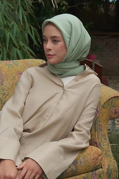 ED Scarf Φουλάρι Modal Green Classic Collection