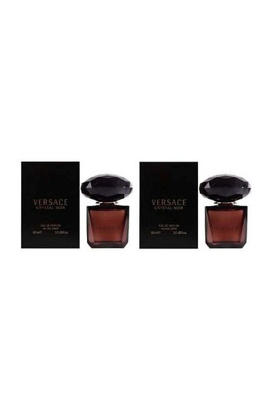 Versace Pack of 2 Crystal Noir Edp 180ml