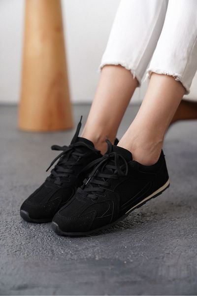 MODAADAM Pantofi sport Remy pentru femei - negri