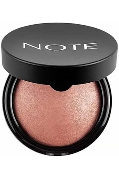 Mu Art Note Baked Blush Shimmer Highlighter 03 Oriental Pink