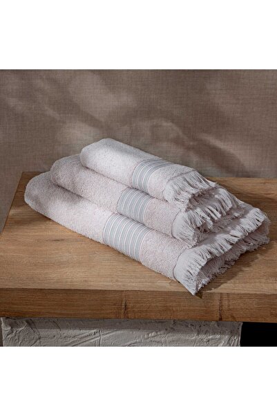 Green Black Набір з 3 бавовняних рушників з жакардовим візерунком 100% бавовна Пудра