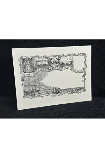1980 Stamp Collecting Magazine Postcard - Ocean Penny Postage No. 4 - Unposted İngiltere Kartpostal