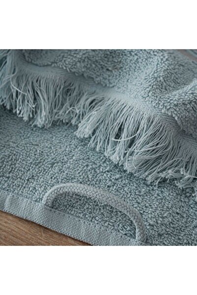 Green Black Набір рушників для рук і обличчя Aya, 2 шт., 100% бавовна, жакардовий, синій, 50x80 см