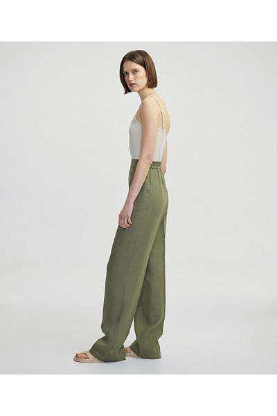 İpekyol Elastic Waist Linen Pants