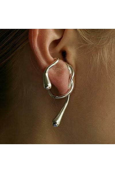 neslyaccessories تدفق نموذج الأذن الكفة الغضروف القرط