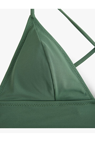 Koton Μπλουζάκι μπικίνι Bralet με λεπτομέρεια με κορδόνια και λουράκι σταυρωτά στην πλάτη