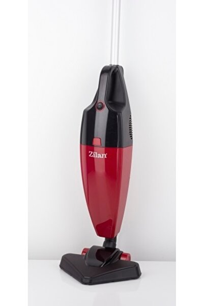 Zilan Aspirator vertical ZILAN ZLN-1235,Rosu/Negru Putere 800W, Fara sac, Recipient praf 2L,