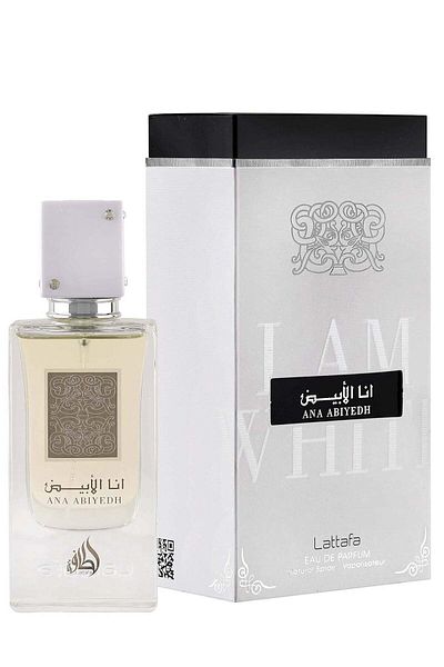 lattafa I Am White Eau De Parfum 60Ml - لطافة أنا الأبيض لل للجنسين 60 مل - او دى بارفان
