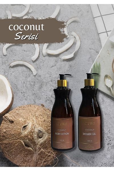 Ixora Coconut Series Shower Gel and Body Lotion Set 500 ml