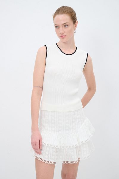 adL Sleeveless Knitwear Blouse