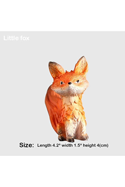 Choice 2080 زينة كعكة الأمير DIY الحرف الراتنج الثعلب الحرف اليدوية كعكة الخب...