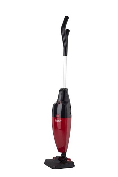 Zilan Aspirator vertical ZILAN ZLN-1235,Rosu/Negru Putere 800W, Fara sac, Recipient praf 2L,
