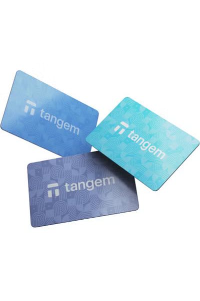 tangem Crypto Hardware Wallet 2.0 [PACK OF 3] - Sky Blue