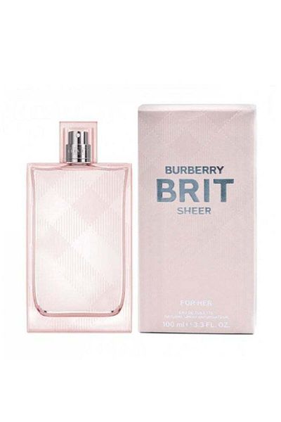 BURBERRY Brit Sheer For Her Edt Natural Spray 100Ml - بخاخ بريت شير طبيعي للنساء EDT 100ملليلتر