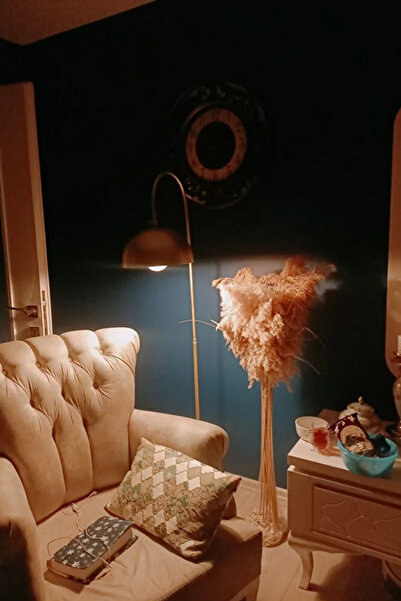 Genel Markalar Lambader Gold Metal Modern Tasarım Ayarlanabilir Başlık Lüx Yerden Dekoratif Aydınlatma 160 cm