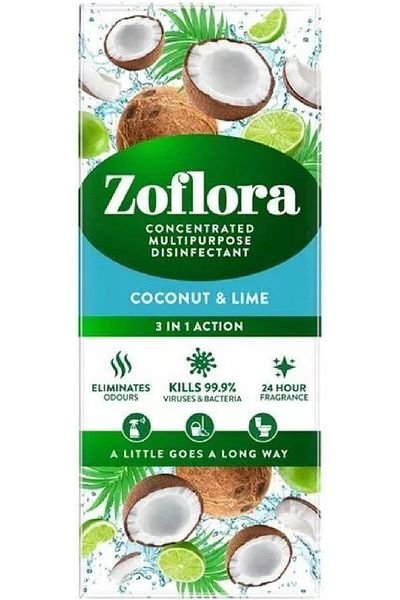 Zoflora Multipurpose Disinfectant Coconut & Lime 500ml