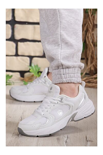 lumberjack Pol Men's White Orthopedic Sports Shoes