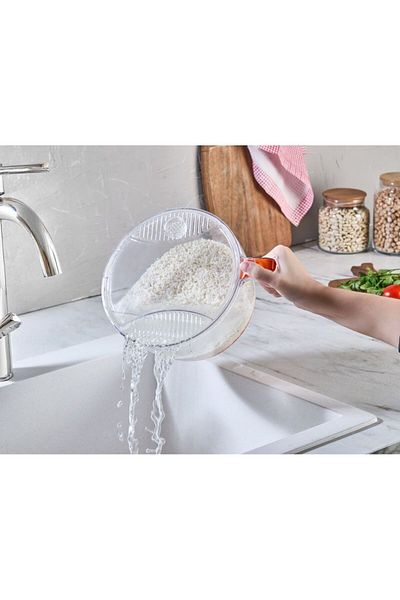 EveFix Multi-Purpose Function Vegetable Rice Washing Drain Drying Strainer