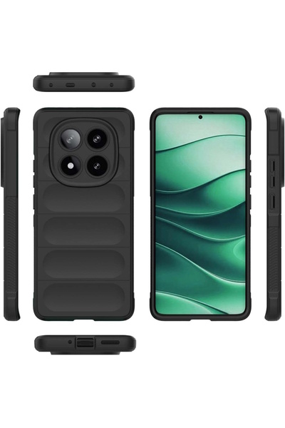 m.tk moveteck Xiaomi Redmi Note 14 Pro Kılıf Kamera Korumalı Kabartmalı Yumuşak Renkli Silikon Kapak içi Kadife