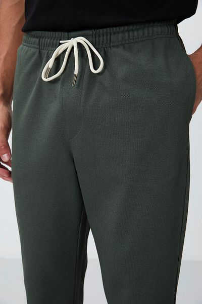 AIR JONES Ανδρική φόρμα με υφή επιφάνειας Khaki Standard Fit - 82154