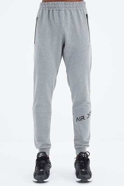 AIR JONES بدلة رياضية للرجال من Gale Gray Melange Jogger - 82111