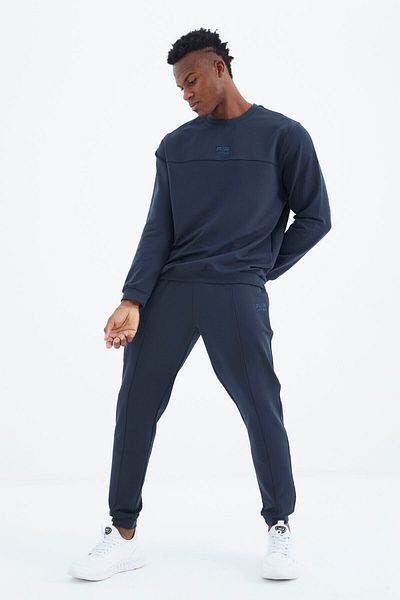 AIR JONES Σετ ανδρικές φόρμες Keith Indigo Basic - 85231