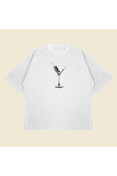 PURE POWER Flirtini cu imprimeu supradimensionat Bumbac unisex țesătură groas...