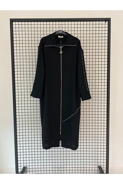 Armine New Season Long Jacket with Detailed Design 25Yt503