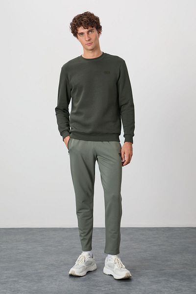 AIR JONES Ανδρικό φούτερ Omar Khaki Raised - 88137