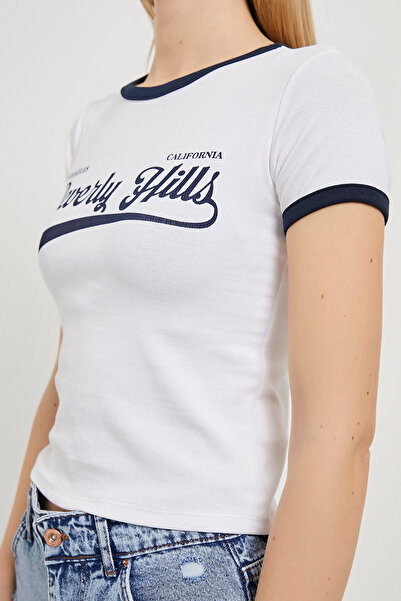 Arma Life Γυναικείο καλοκαιρινό κοντομάνικο μπλουζάκι με λαιμόκοψη