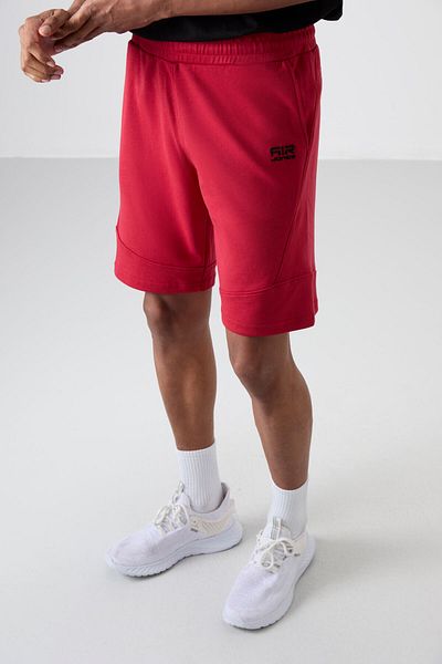 AIR JONES Pantaloni scurți pentru bărbați cu imprimeu roșu Amos - 81246