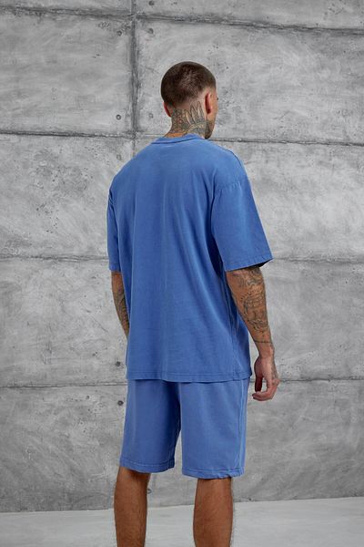 NOMARC Tricou oversize albastru de bază