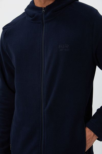 AIR JONES Connell Navy Blue Comfortable Fleece Men's Sweatshirt - 88313