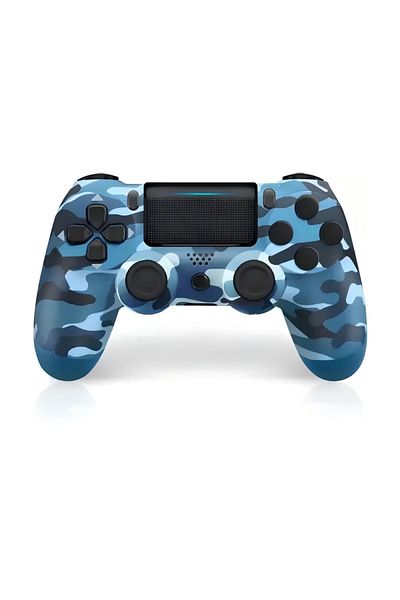 COOYA Wireless Controller for PS4,with Dual Vibration/Audio/Six-axis Motion Sensor/Game Joystick,Camo Blue